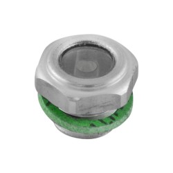 Voyant de niveau bulle 1/4" alu