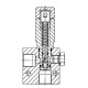 Hydraulic pressure relief valve 40l/mn (210 bar)/IM#82196/05120103032000A/R930006861