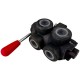 Manual valve - 3V - 1" - PN 350 - in T