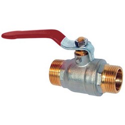 Ball valve brass 1'' M/M 